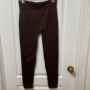 Brown Cropped Tights/Leggings